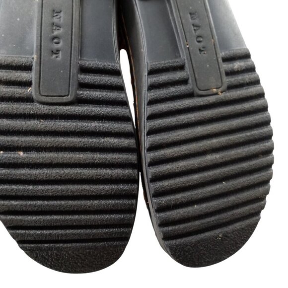 Naot Rosemary Beige Leather Hook & Loop Ankle Strap Sandals Size 42 US 11 Brown - Picture 8 of 12